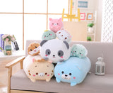 60cm Animal Sweet Dinosaur&Pig&Cat&Bear Kawaii Plush Toy Soft Cartoon Panda Hamster Elephant Deer Stuffed Doll Baby Pillow Gift