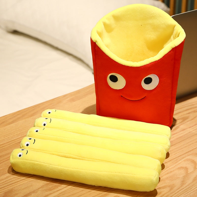 Food Series Plush Toy French Fries for Adults, Kids, Birthday
