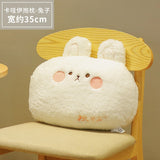 35cm kawaii Animal Teddy Bear Rabbit Frog Tiger Pig Plush Toys Cartoon Stuffed Soft Pillow Back Sofa Cushion for Girls Kids