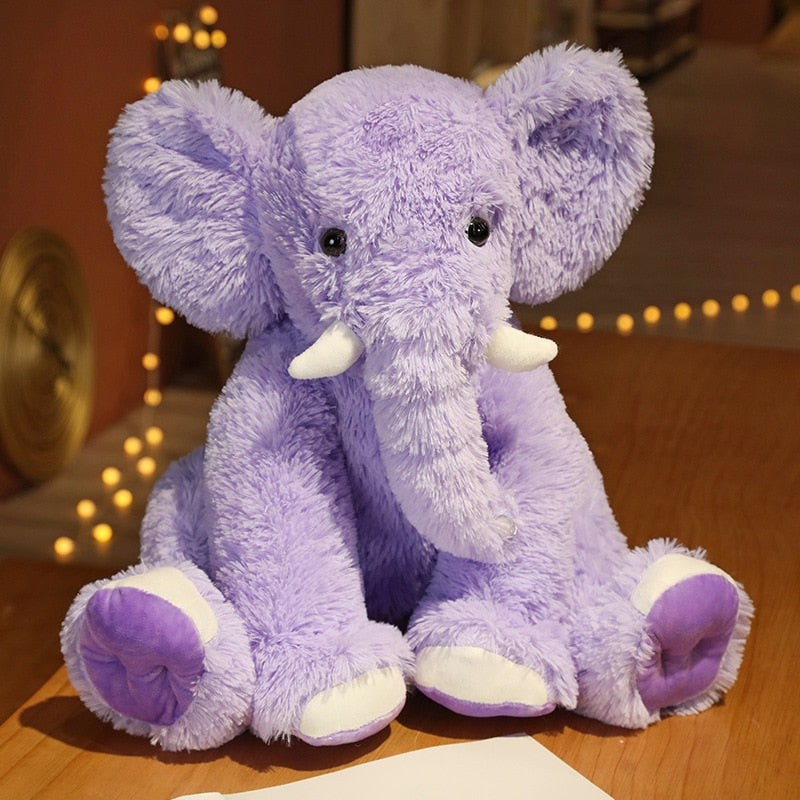 45cm Soft Elephant Plush Pillow Elephant Toys Stuffed Animals Plush Toys Baby Plush Doll Infant Appease Toys Children Gift