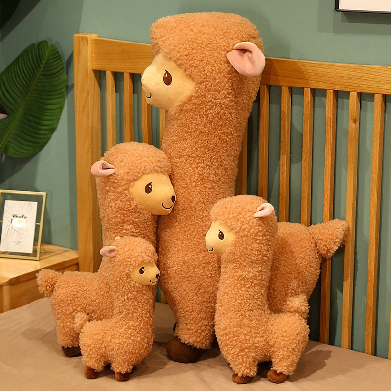 33/43/53cm Kawaii New Style Alpacasso Plush Toys Cute Animal Sheep Dolls Soft Stuffed Alpaca Pillow Home Decor Christmas Gifts