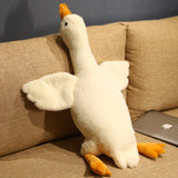 50-130CM Soft Simulation New Cute Stuffed Duck Toy Plush Wild Goose Soft Toy Animals Plushie Doll Pillow for Kids Birthday Gift