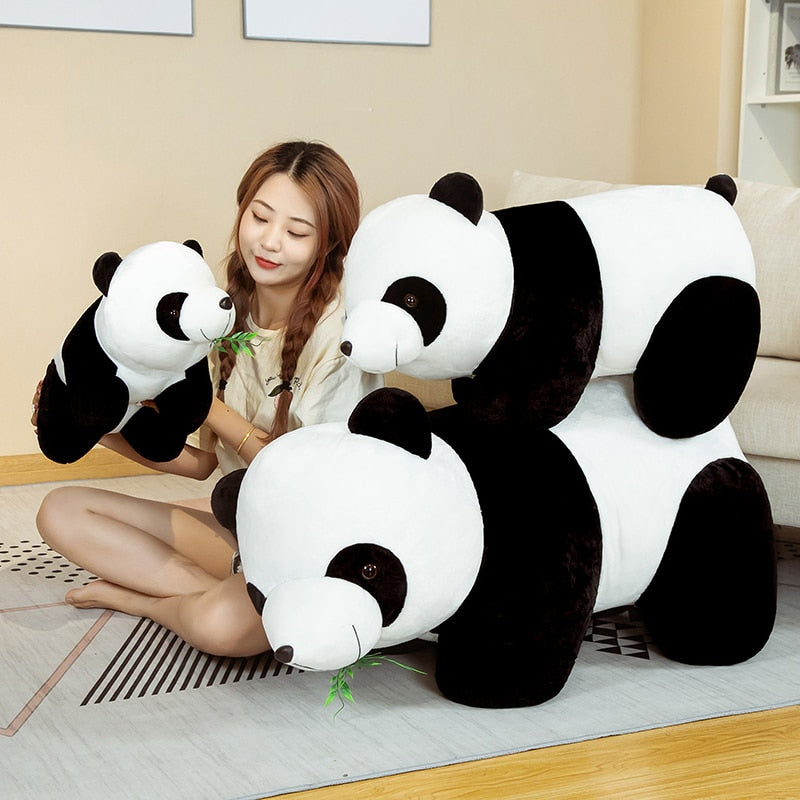 30-70CM Cute Baby Big Giant Panda Bear Plush Stuffed Animal Doll Animals Toy Pillow Cartoon Kawaii Dolls Girls Lover Gifts