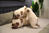 55-90cm Big Size New Cute Animal Kawaii Pug Dog Plush Toys Sleep Pillow Kids Birthday Gift Child Girl Xmas Valentine's