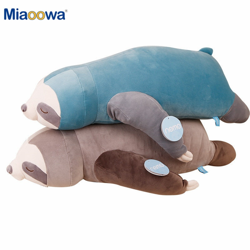 65-100CM Soft Simulation New Cute Stuffed Sloth Toy Plush Sloths Soft Toy Animals Plushie Doll Pillow for Kids Birthday Gift
