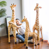 35-120cm Giant Real Life Giraffe Plush Toys High Quality Stuffed Animals Dolls Soft Kids Children Baby Birthday Gift Room Decor