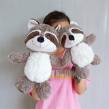 25-55cm Gray Raccoon Plush Toy Lovely Raccoon Cute Soft Stuffed Animals Doll Pillow For Girls Children Kids Baby Birthday Gift