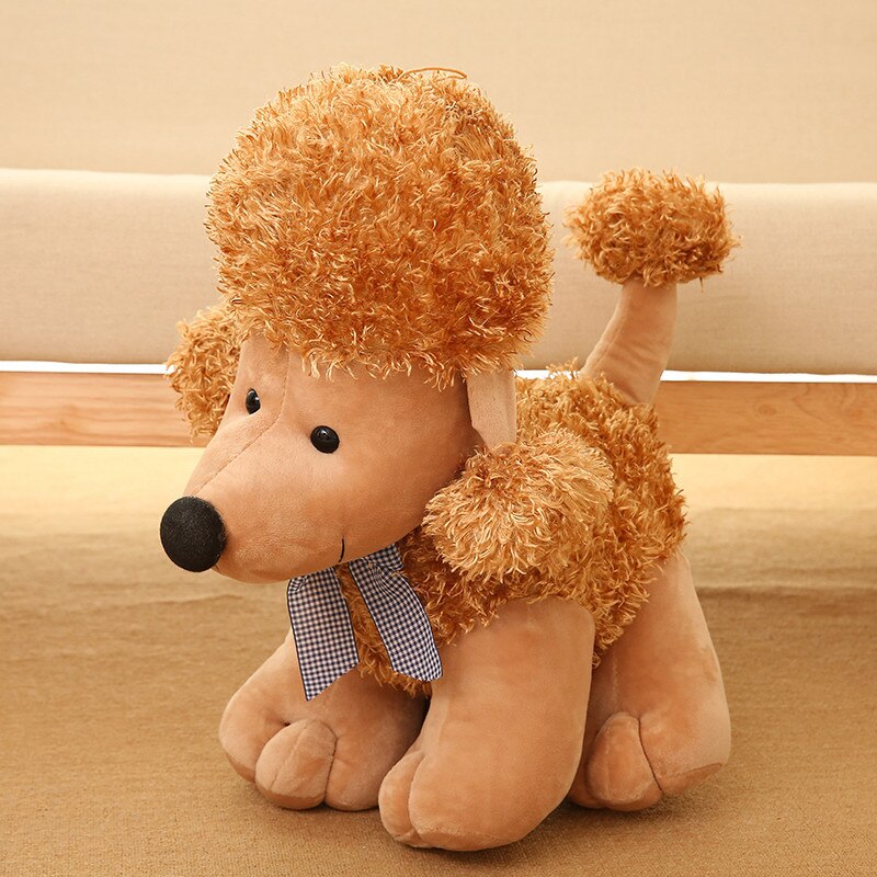 20cm Simulation Plush Poodle Dog Toy Stuffed Animal Dolls Cute Gift Toy Kids Baby Sleeping Appease Doll Valentine Present