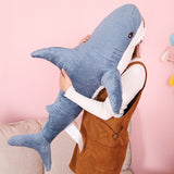 Big Size Funny Soft Bite Shark Plush Toy Pillow Appease Cushion Gift For Children 80-140cm