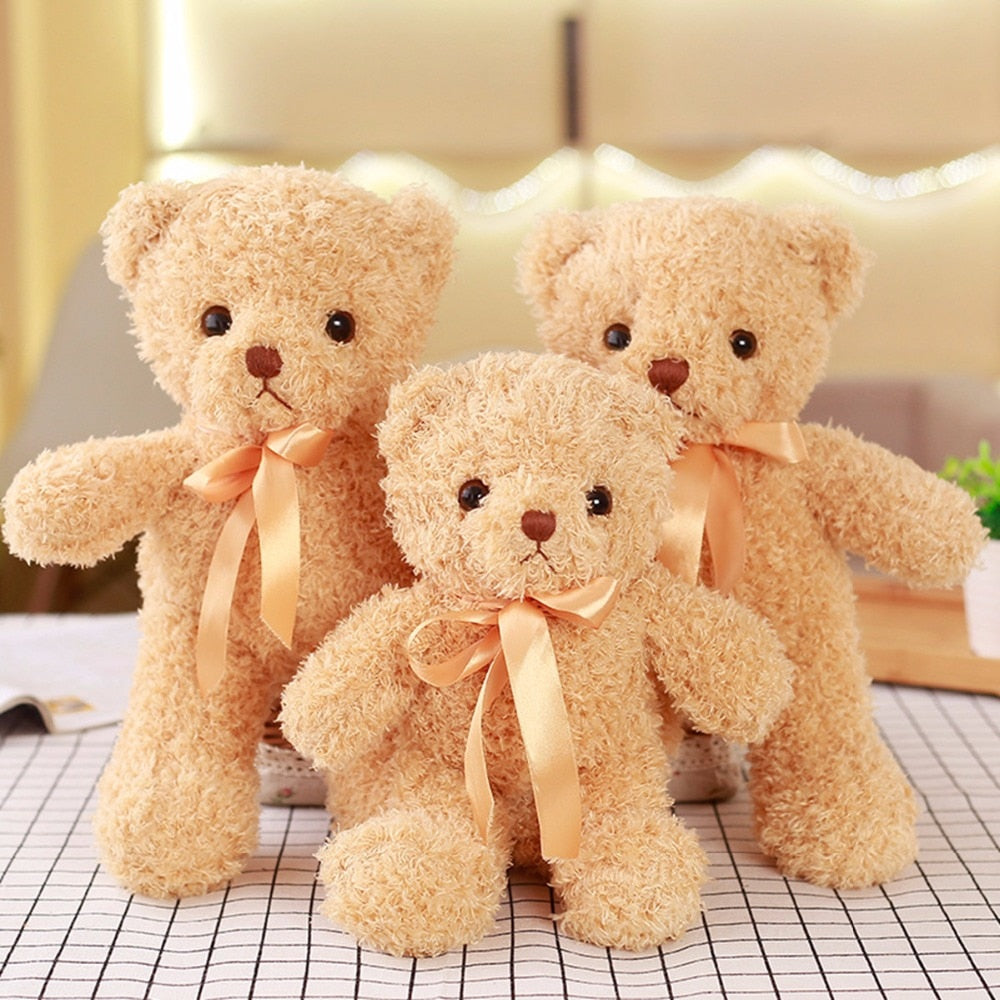 30CM Kawaii Teddy Bear Plush Toy Cute Stuffed Soft Animal Bear Dolls for Kids Baby Children Birthday Gift Valentine's Gift