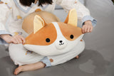 40-80cm Giant Size Cute Corgi Dog Plush Toys Stuffed Animal Puppy Dog Pillow Soft Lovely Doll Kawaii Christmas Gift for Kids