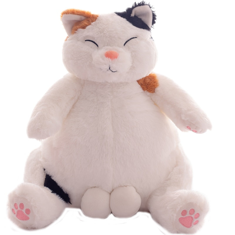 35/45cm Kawaii Plush Fat Cat Toys Stuffed Cute Lazy Cat Dolls Kids Gift Doll Lovely Animal Toys Home Decoration Soft Pillows