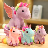 14/22/30cm Super Lovely Angel Unicorn Plush Toys Cartoon Stuffed Animal Unicorn Key Chain for Kids Bab Birthday Home Decor Gifts