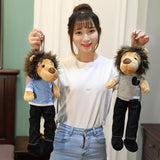 50/65/90cm Cartoon Long Legs Minomi lion Plush Toys Stuffed Animal The Lee MinHo king lion Plush Huggable Doll Gift for Kid Girl