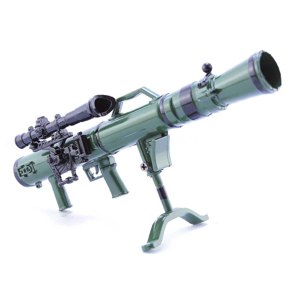 [14cm~5.51"] M3E1-A Bazooka Playerunknown’s Battlegrounds Game Peripheral Metal Weapon Model Missile Launcher Firearms Ornament Decorate