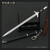 [22CM~8.66"] Metal Sword Weapon Model 1/6 Replica Miniatures Home Ornament Decoration Crafts Collection Toy Equipment Accessorie Boy Kid
