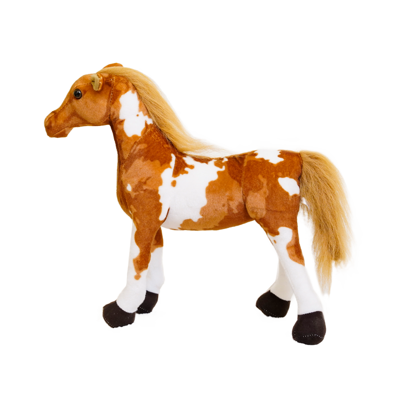 28-70CM Simulation Horse Plush Toys Cute Stuffed Animal Doll Soft Realistic Horse Toy Kids Newborn Birthday Gift Home Decoration