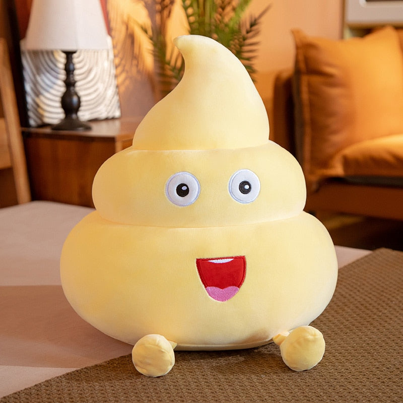 25/35/45CM Funny Poop Plushie Toys Simulation faeces Pillow Stuffed Soft Creative Sofa Cushion Interesting Birthday Gifts