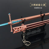 [22CM~8.66"] Metal Kalia Knight Sword Elden Ring Anime Game Peripheral Cold Weapon Toy for Boy Man Gift Ornament Decoration Collection