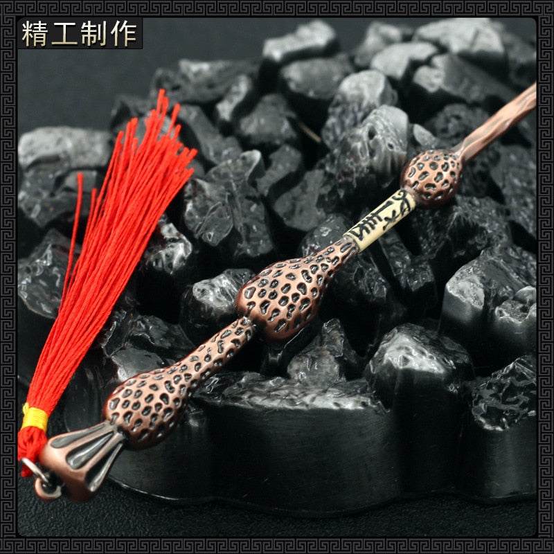 [22CM~8.66"] Metal the Elder Wand Anime Game Novel Movie Peripherals Cosplay Weapon Toy for Boy Girl Kids Ornament Decoration Collection