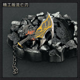 [10CM~3.93"] Exile Blade God Of War Metal Weapon Model Game Peripheral Ornament Decoration Crafts Pendant Collection Doll Toys Equipment