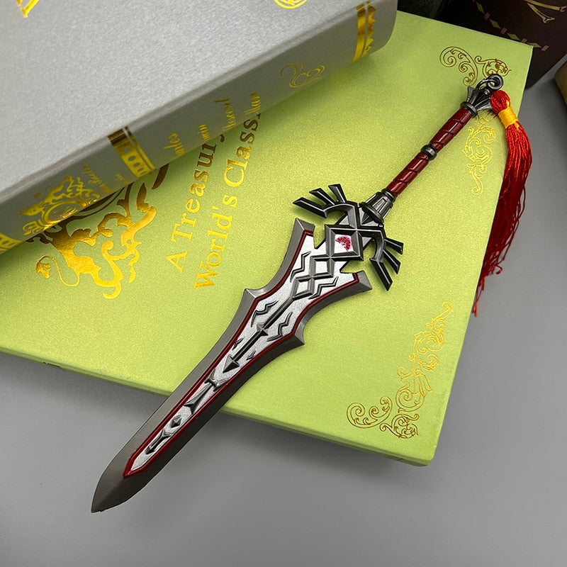 [21CM~8.26"] Royal Guard Claymore Link LOZ Breath of the Wild Game Peripherals Metal Sword Weapons Miniature 1/6 Equipment Collection
