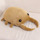 50/60cm Creative Toys Cute Insect Plush Pillow Simulation Beetle Stuffed Animal Dolls for Kids Boys Funny Birthday Gifts