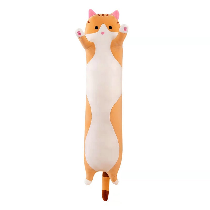 50cm Kawaii Long Plush cat Toy Soft Kitten Dolls Stuffed Animal Pillow Nice Gifts for Children Girls Appease