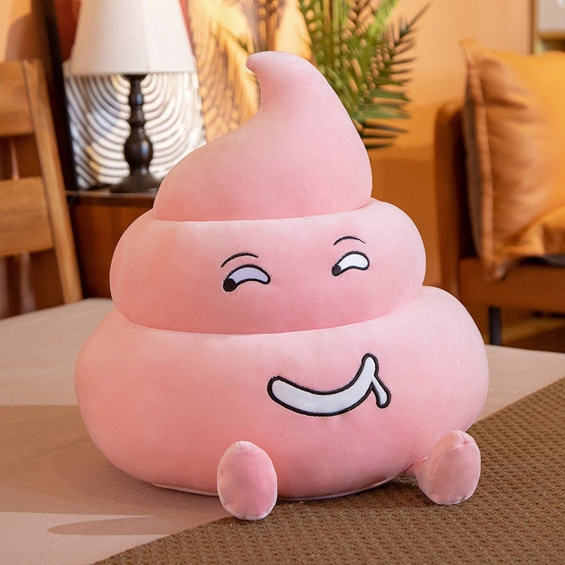 25/35/45CM Funny Poop Plushie Toys Simulation faeces Pillow Stuffed Soft Creative Sofa Cushion Interesting Birthday Gifts