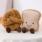 20cm Lovely Bread Series Plush Toys Cute Croissants Burritos Plushie Food Dolls Stuffed Soft for Baby Girls Appease Gifts