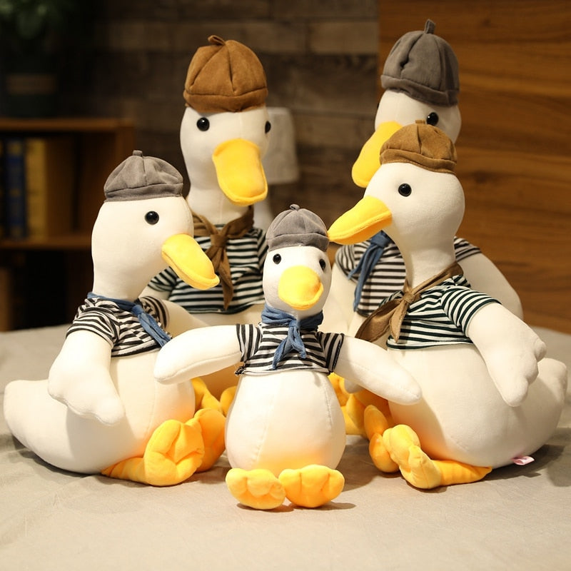 30-75cm Lovely Painter Goose Plush Toy Cute Animal Popular Stuffed Doll Fashion Creative Children Kids Birthday Christmas Gift