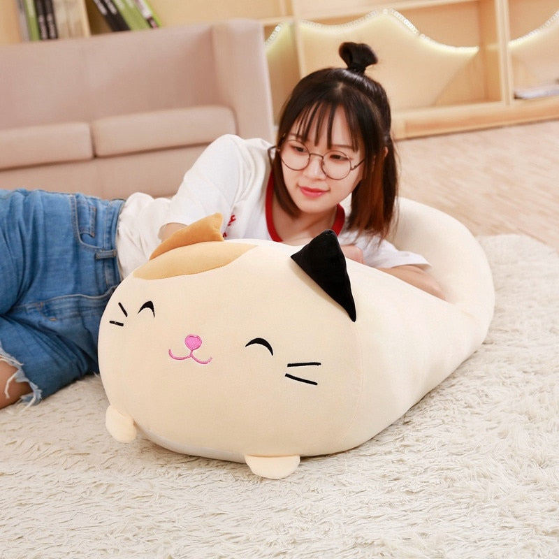 90cm Soft Animal Cartoon Corner Bio Pillow Cushion Cute Dog Cat Dinosaur Pig Unicorn Plush Toy Stuffed Lovely Kid Birthyday Gift